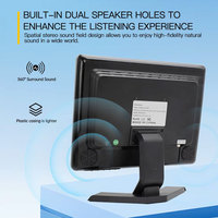 Moniteur LED OEM LCD 24/7 heures de travail CCTV 15 "17" 19 "22" Moniteur PC d'ordinateur de bureau avec entrée VGA BNC AV Moniteur LC