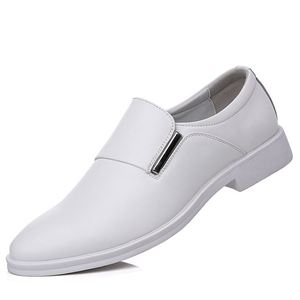 Zapatos de Vestir para Hombre 2026, Estilo Británico, Punta en Pico, Cuero Vacuno Suave, Color Blanco y Negro, Oxfords Formales para Negocios - Product Image 6