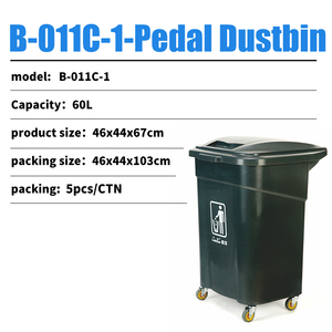 Con quattro ruote può spostare la pattumiera di plastica 60L utilizzata nella sala <span class=keywords><strong>Bar</strong></span> del ristorante In cucina - Product Image 6