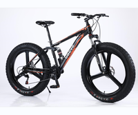 Vélo de montagne de descente de haute qualité de 26 pouces en acier carbone, suspension intégrale, pneus larges double V, 27 vitesses, avec fourniture d'usine OEM