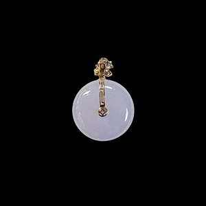 Colgante de Jadeíta Birmana Natural de Grado A con Cierre de Seguridad, Colgante de Jade de Alta Calidad para Mujer, Joyería de Jadeíta Birmana con Certificado - Product Image 3