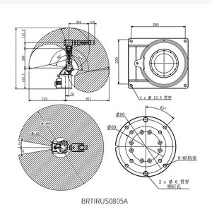 Robot 6 axes pour la manutention des matériaux, l'assemblage et l'inspection, charge utile de 5 kg, haute précision 0,05 mm, indice de protection IP54 - Product Image 4