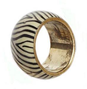 Anillo de servilletas de diseño de latón para mesa, anillo decorativo de tejido para restaurante - Product Image 1