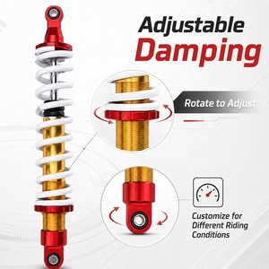 Amortisseur de moto professionnel 430 mm, haute performance, suspension réglable, amortissement pour moto tout-terrain 150cc 250cc PIT <span class=keywords><strong>QUAD</strong></span> DIRT BIKE - Product Image 2