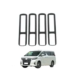 Automotive ABS interior accessories OEM suitable for Toyota Alphard 2024 model carbon fiber Rear roof vents