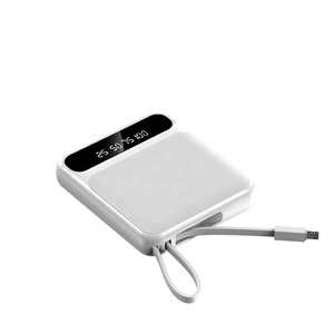 10000 Powerbank Batterie de Chargeur de Téléphone Portable Panneau 10000Mah Mah Lumen 10000 MiniPower <span class=keywords><strong>Pawer</strong></span> avec câble - Product Image 2
