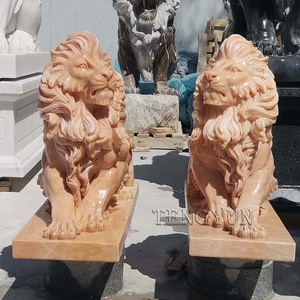 <span class=keywords><strong>Escultura</strong></span> <span class=keywords><strong>De</strong></span> León <span class=keywords><strong>de</strong></span> mármol Natural <span class=keywords><strong>de</strong></span> tamaño pequeño exterior Par <span class=keywords><strong>de</strong></span> Estatua <span class=keywords><strong>de</strong></span> león <span class=keywords><strong>de</strong></span> piedra - Product Image 3