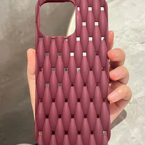 Lace Cave Mobile Phone Shell Soft TPU Anti-drop Phone Cover Phone Case para iPhone - Product Image 1