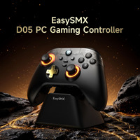 Control de Juego Inalámbrico EasySMX D05 2.4G con Gatillos Hall, Logotipo Personalizable y Estuche de Carga