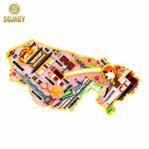 แม่เหล็กติดตู้เย็นแบบเคลือบอ่อนทำจากโลหะผสมสังกะสี ลายภาพ<span class=keywords><strong>วาด</strong></span>ทิวทัศน์เมือง พร้อมแรงแม่เหล็กสูง เหมาะสำหรับเป็นของที่ระลึกสำหรับนักท่องเที่ยว - Product Image 4