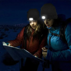 <span class=keywords><strong>Bonnet</strong></span> tricoté lumineux à LED, accessoire de fête, lampe frontale intégrée, pour sports de plein air, randonnée nocturne, camping, <span class=keywords><strong>bonnet</strong></span> lumineux unisexe - Product Image 4