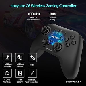 C6 وحدة تحكم كمبيوتر لاسلكية ، من من من من Hz Hall مشغلات وعصي تحكم - Product Image 6