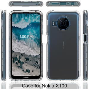Tùy Chỉnh In Ốp Lưng TPU Trong Suốt PC <span class=keywords><strong>2</strong></span> Trong 1 Cho Vỏ Điện Thoại Di Động Nokia X100 Gradient Color - Product Image 3
