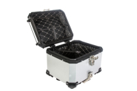 Moto Top Case Aluminium Moto TrunkWaterproof Tail Box WithLock Casque Bagages Stockage pour Scooter Universel