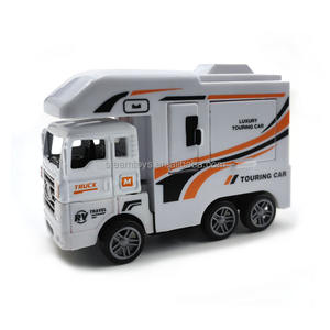 Métal Mini Camper RV Motorhome Voiture pour Voyage Société Cadeaux Moulé Sous Pression Modèle Pull Back Toys - Product Image 6