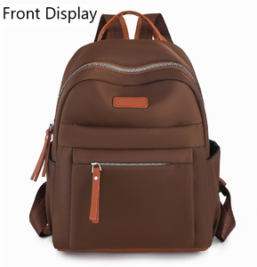 Bolsa de Nailon Nueva a la Moda, Bolsa Casual Simple, Mochila Escolar Ligera, Mochila de Viaje para Estudiantes, Mochila de Color Contrastante - Product Image 5
