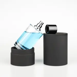 香水キャップとカラー付き高品質100ml香水ガラス瓶