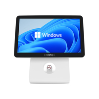 Terminal de point de vente (TPV) YINGDI C980 tout-en-un multi-OS (Windows/Linux/Android) à double écran, caisse enregistreuse tactile capacitive, Wi-Fi 6