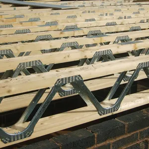 نظام بناء شبكة معدنية موصل الخشب سقف الجمالون الويب رافعة
