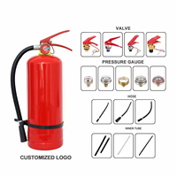 Vente directe usine : Extincteur ABC 6 kg pour voiture, et Extincteur à poudre sèche 1 kg avec certification ISO9001:2008 pour la lutte contre l'incendie