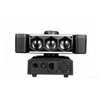 Projecteur à tête mobile MOKE avec effets multiples, DMX512, activation sonore, faisceau rotatif pour scène, fête, DJ, discothèque, bar, karaoké, mariage, concert