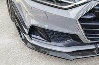 Lame avant en fibre de carbone sèche, canards avant, diffuseur arrière horizontal et vertical, diffuseur arrière pour Audi A7 S7 A7L 2019-2022