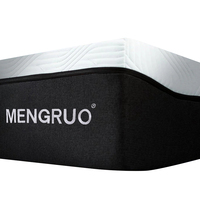 Matelas à ressorts Euro Top de qualité supérieure, tailles Full, Queen et King, avec ressorts ensachés et mousse à mémoire de forme, idéal pour les hôtels intelligents – Vente en gros directe usine