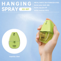 Flacon pulvérisateur vide rechargeable de 25 ml pour brume fine, idéal pour rafraîchir l'haleine, déodorant corporel, et emballage de soins de la peau en voyage (vente en gros)
