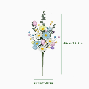 DAMAI - Decoración de Pascua al por Mayor, Huevos de Espuma, Bayas Artificiales, Adornos Florales Perlados para Arreglos Florales, Decoración de Ramos para Fiestas de Primavera - Product Image 3