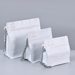 Custom Logo Printed Food Grade Smell Proof Stand up <b>Bag</b> with Valve & Zipper Mylar <b>Bag</b> Flat Bottom <b>Bag</b> Coffee Beans Packaging <b>Bag</b> - Product Image 1