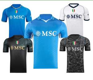 Высококачественный 100% полиэстер с коротким рукавом, Футбольная майка, термопечать, дышащая быстросохнущая Спортивная одежда для команд, клубов - Product Image 2