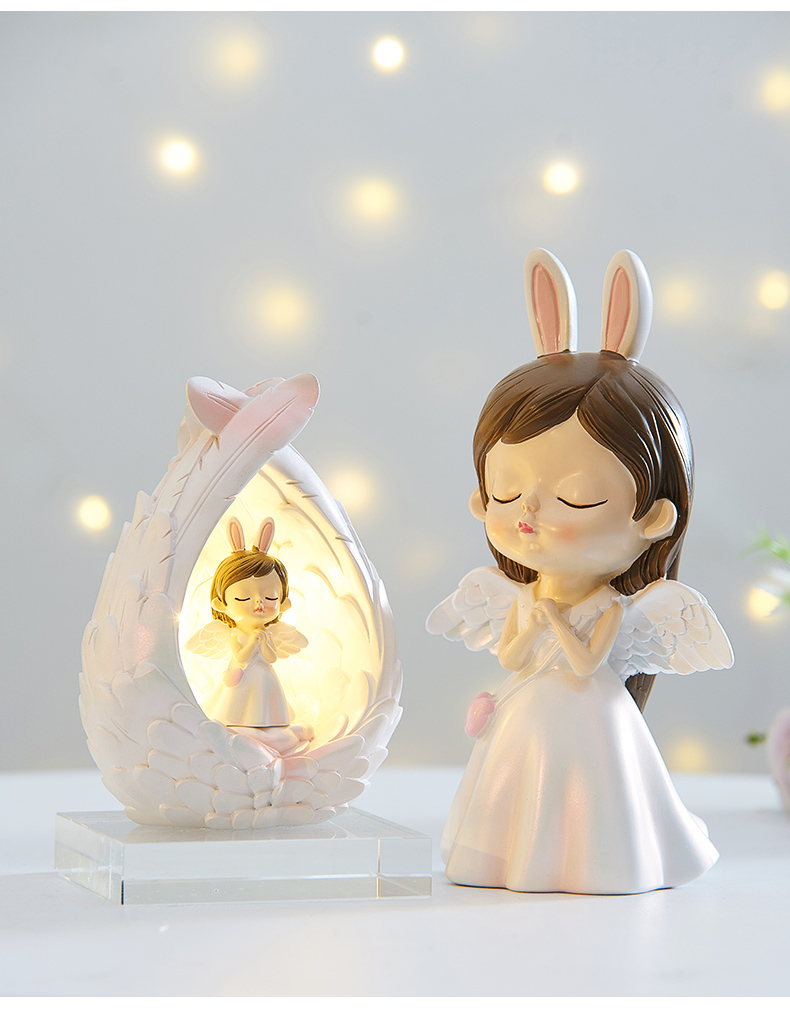 Cute Angel Figurines for Fairy Garden Miniatures Decor