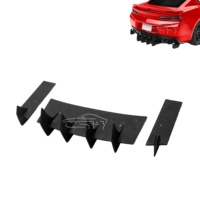 Diffuseur de pare-chocs arrière ABS pour Camaro 6e génération 2016-2024, style ZL1, avec embouts d'échappement quadruples