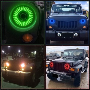 Faros LED RGB de 12V de ajuste universal para actualización con modo de música Bluetooth y 16 millones de colores - Product Image 4