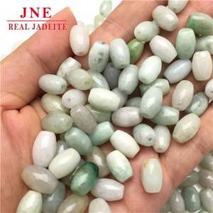 <span class=keywords><strong>ลูกปัด</strong></span>หยกแบบกระจายหลวมๆของพม่า<span class=keywords><strong>ลูกปัด</strong></span>กระพุ้งขนาด7.8*10มม. ขายส่งเป็นฝน - Product Image 2