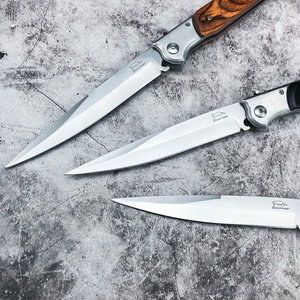Couteau de poche EDC polyvalent pour l'extérieur, outil de survie et de chasse, couteau pliant multi-usage portable en acier inoxydable 420, DIY - Product Image 4