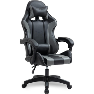 Chaise de bureau gaming robuste grise, la meilleure chaise de bureau économique, chaise de gaming OEM personnalisée, chaise inclinable moderne, chaise de <span class=keywords><strong>gamer</strong></span> pliable et sportive - Product Image 1