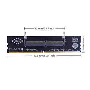 Adaptador de Memória TISHRIC DDR3 DDR4 DDR5 para Laptop e Desktop, Testador de Memória, Conector de RAM, Cartão DIMM, Conversores SO-DIMM para PC - Product Image 5