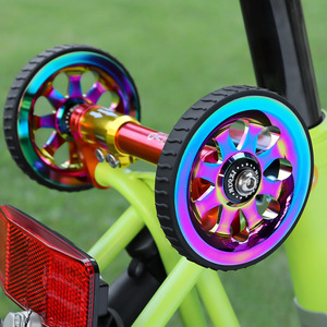 Roues faciles à rouler en alliage d'aluminium amélioré avec roulements en céramique pour vélo pliant Brompton - Product Image 3