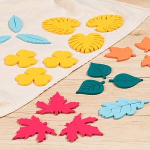 27 Pieces Sensory Cute Vivid <b>Leaves</b> Activity Set Montessori Toy Shape Puzzle Blocks <b>Leaf</b> Wooden Jigsaw Puzzles - Product Image 6