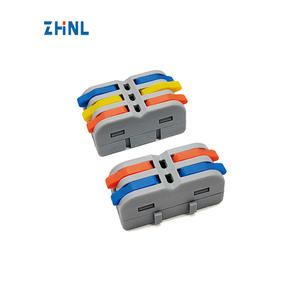 ZHNL DIY GO Mini Conector Universal Compacto Tipo Palanca de Cobre, Bloque de Terminales Reutilizable de Empuje, Cable Eléctrico de 2/3 Puertos - Product Image 5