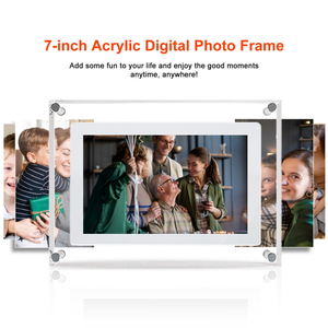 7 Inch TFT IPS Digital Photo <b>Frame</b> 4GB Built-in Memory Digital Picture <b>Frame</b> <b>Play</b> Photo Video - Product Image 2