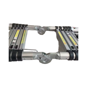 Scala Telescopica Pieghevole in Alluminio <span class=keywords><strong>PULETE</strong></span> di Alta Qualità, Design a Giunto di Bambù, Certificata EN131, Capacità di Carico 150kg, per Uso in Villa - Product Image 4