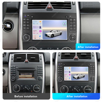 Système audio de voiture MEKEDE Mercedes Benz B200 avec DSP RGB GPS CarPlay 360 Audio Stéréo Écran tactile Android Auto OBD2 2006-2011