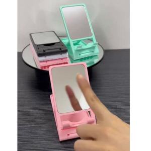 Soporte para Teléfono Celular con Espejo, Totalmente Plegable, Soporte de Escritorio para Teléfono Celular, Compatible con Todos los Teléfonos Móviles - Product Image 4