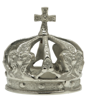 Couronne en métal mariée reine luxe roi et reine couronne décorative qualité supérieure maison et table couronne décorative en aluminium