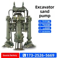 Pompa Lumpur Hisap Submersible Hidrolik Excavator Besar untuk Pengisapan Lumpur/Sludge dan Pasir, Buatan Tiongkok