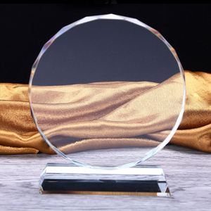 Cheap Wholesale Customized Individual Name <b>Engraved</b> High Quality Blank Crystal Award <b>Trophy</b> With Base Souvenir Gifts - Product Image 3