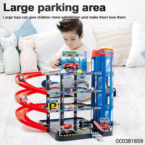 Jouets de <span class=keywords><strong>garage</strong></span> de stationnement pour enfants avec 4 étages, voitures sur rail assemblées, avec élévateur de <span class=keywords><strong>voiture</strong></span> <span class=keywords><strong>jouet</strong></span>, modèle de <span class=keywords><strong>voiture</strong></span> miniature - Product Image 3