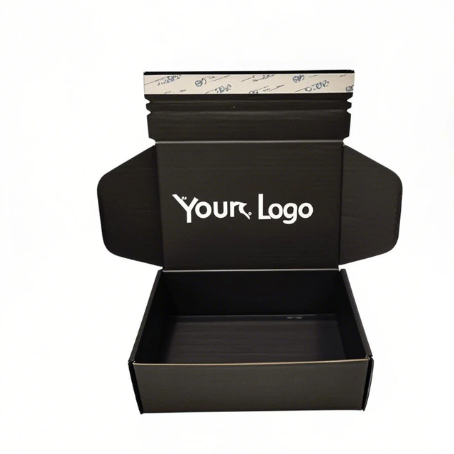 Custom Adhesive Tear Strip Open Postal Self Seal Cardboard sticker Mailer Shipping Box for Consumer Electronics Packaging